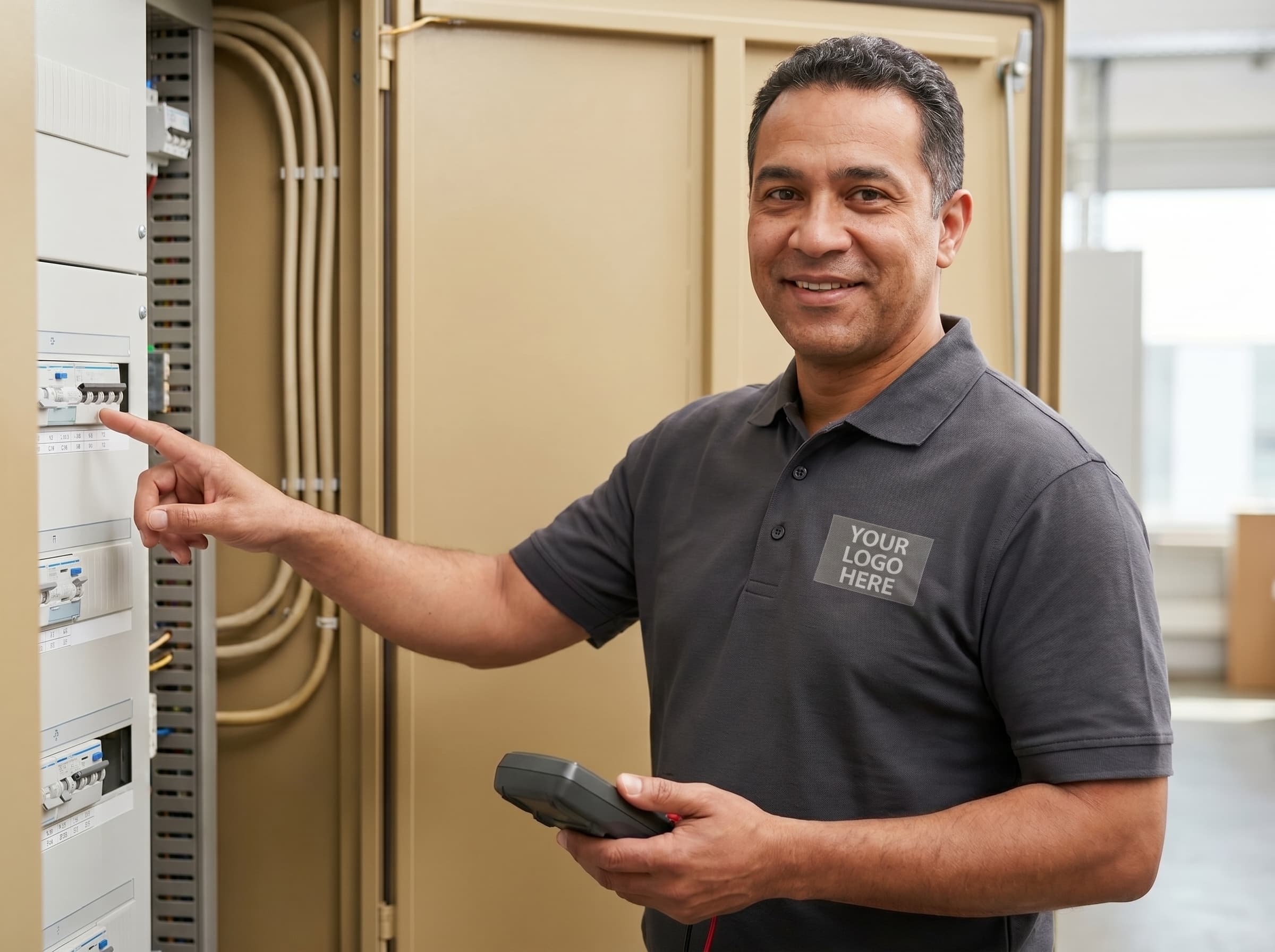 Electrical service branded apparel